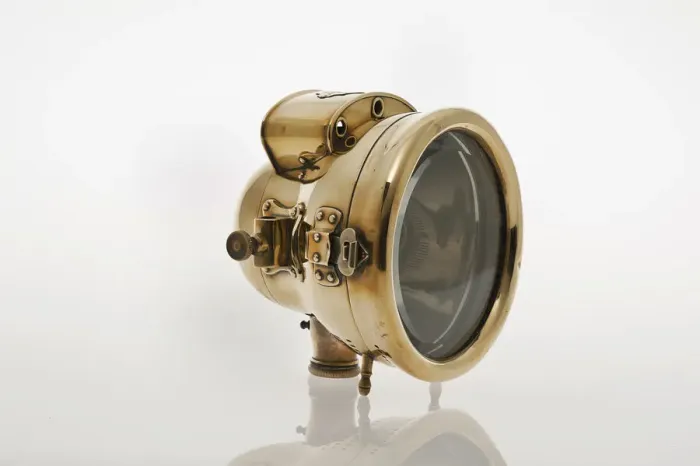 Framed Print : Acetylene gas headlamp from 1904 Daimler. Creator: Unknown Framed Print : Acetylene gas headlamp from 1904 Daimler. Creator: Unknown