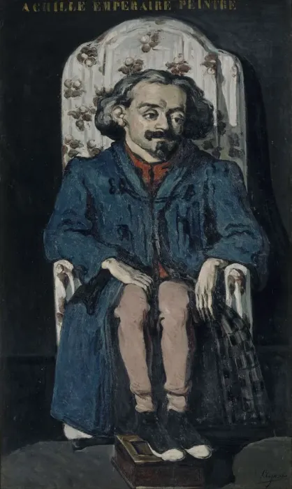 Framed Print : Achille Emperaire, 1867-1868. Artist: Cezanne, Paul (1839-1906) Framed Print : Achille Emperaire, 1867-1868. Artist: Cezanne, Paul (1839-1906)