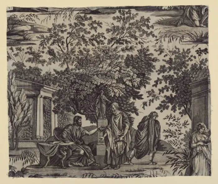 Framed Print : Achille reconnu par Ullysse (Achilles Recognized by Ulysses) (Furnishing Fabric), Nantes Framed Print : Achille reconnu par Ullysse (Achilles Recognized by Ulysses) (Furnishing Fabric), Nantes