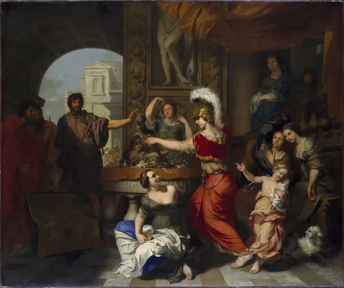Framed Print : Achilles Discovered by Ulysses Among the Daughters of Lycomedes at Skyros Framed Print : Achilles Discovered by Ulysses Among the Daughters of Lycomedes at Skyros