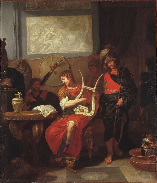 Achilles Playing the Lyre before Patrocles, between c.1675 and c.1680. Creator: Gerard de Lairesse