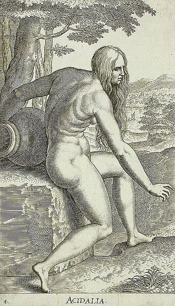 Acidalia, 1587. Creator: Philip Galle