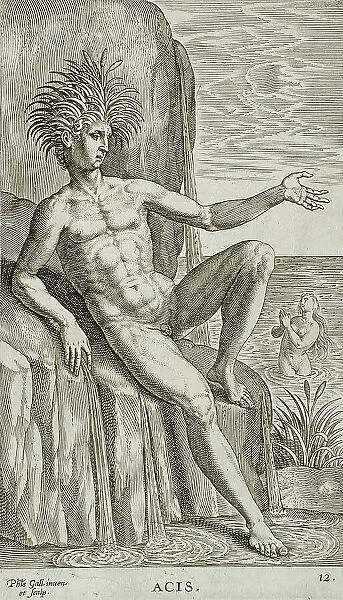 Acis, 1586. Creator: Philip Galle