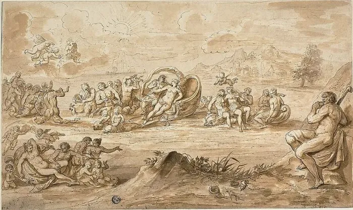 Framed Print : Acis and Galatea, n.d. Creator: Chrispijn van den Broeck Framed Print : Acis and Galatea, n.d. Creator: Chrispijn van den Broeck