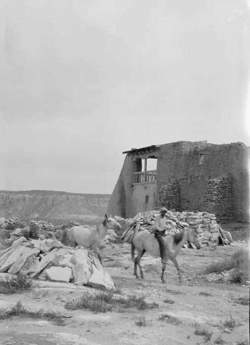 Framed Print : Acoma, New Mexico area views, between 1899 and 1928. Creator: Arnold Genthe Framed Print : Acoma, New Mexico area views, between 1899 and 1928. Creator: Arnold Genthe