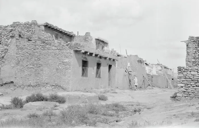 Framed Print : Acoma, New Mexico area views, between 1899 and 1928. Creator: Arnold Genthe Framed Print : Acoma, New Mexico area views, between 1899 and 1928. Creator: Arnold Genthe