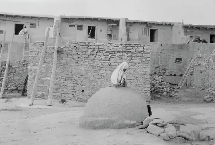 Framed Print : Acoma, New Mexico area views, between 1899 and 1928. Creator: Arnold Genthe Framed Print : Acoma, New Mexico area views, between 1899 and 1928. Creator: Arnold Genthe