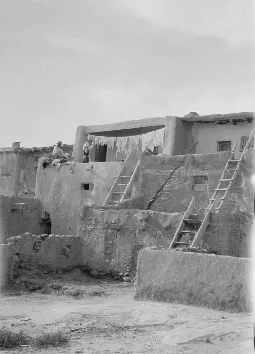 Framed Print : Acoma, New Mexico area views, between 1899 and 1928. Creator: Arnold Genthe Framed Print : Acoma, New Mexico area views, between 1899 and 1928. Creator: Arnold Genthe