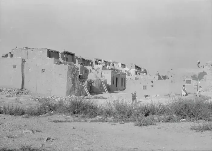 Framed Print : Acoma, New Mexico area views, between 1899 and 1928. Creator: Arnold Genthe Framed Print : Acoma, New Mexico area views, between 1899 and 1928. Creator: Arnold Genthe