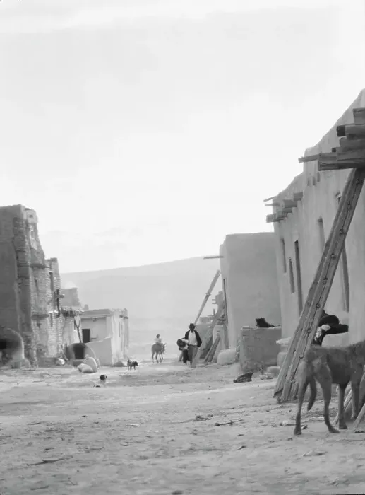 Framed Print : Acoma, New Mexico area views, between 1899 and 1928. Creator: Arnold Genthe Framed Print : Acoma, New Mexico area views, between 1899 and 1928. Creator: Arnold Genthe