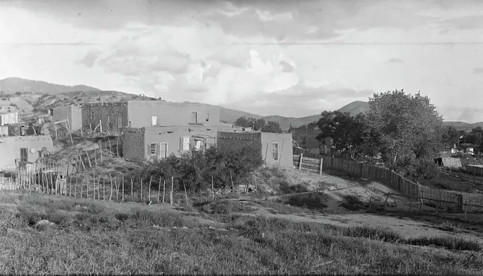 Framed Print : Acoma, New Mexico area views, between 1899 and 1928. Creator: Arnold Genthe Framed Print : Acoma, New Mexico area views, between 1899 and 1928. Creator: Arnold Genthe