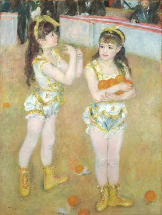 Framed Print : Acrobats at the Cirque Fernando (Francisca and Angelina Wartenberg), 1879 Framed Print : Acrobats at the Cirque Fernando (Francisca and Angelina Wartenberg), 1879