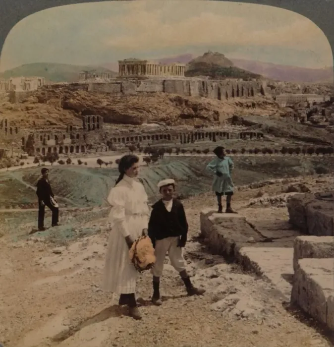 Framed Print : The Acropolis of Athens, Lycabettus and Royal Palace, from Philopappos monument, 1907. Artists: Elmer Underwood, Bert Elias Underwood Framed Print : The Acropolis of Athens, Lycabettus and Royal Palace, from Philopappos monument, 1907. Artists: Elmer Underwood, Bert Elias Underwood