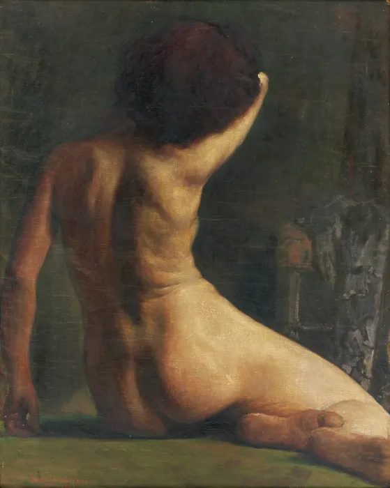 Framed Print : Act, 1903. Creator: Elemir Halasz-Hradil Framed Print : Act, 1903. Creator: Elemir Halasz-Hradil