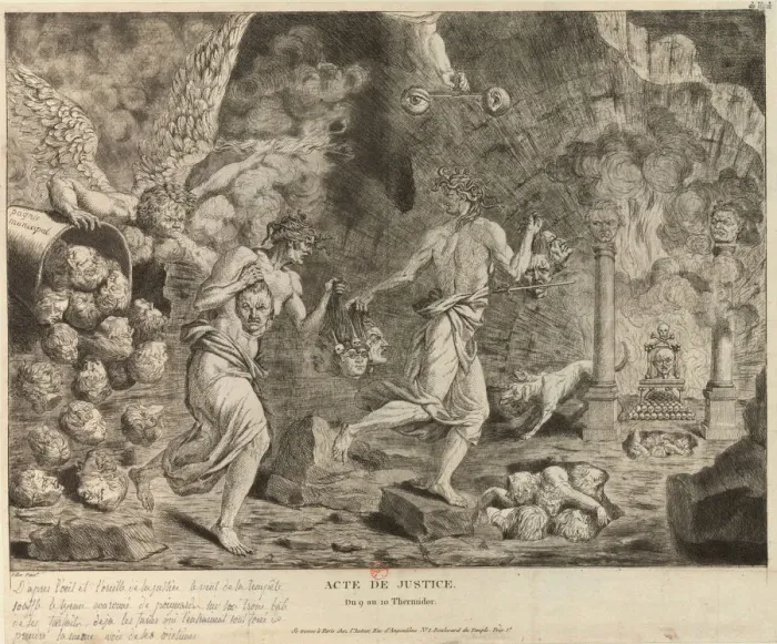 Framed Print : Act of Justice, 1794. Creator: Anonymous Framed Print : Act of Justice, 1794. Creator: Anonymous
