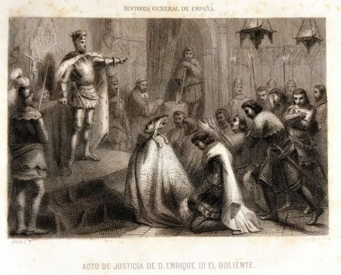 Framed Print : Act of justice King Henry III of Castile The Suffering (1379-1406) Framed Print : Act of justice King Henry III of Castile The Suffering (1379-1406)