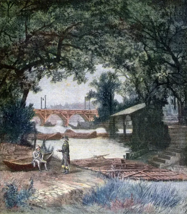 Framed Print : Act one of Thermidor, by Victorien Sardou, 1891. Artist: Henri Meyer Framed Print : Act one of Thermidor, by Victorien Sardou, 1891. Artist: Henri Meyer