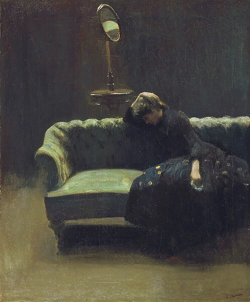 The Acting Manager or Rehearsal: The End of the Act, ca 1885-1886. Creator: Sickert, Walter Richard (1860-1942)