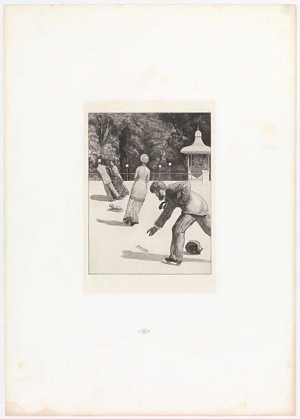 Action. (Opus VI, Plate 2 from Paraphrase on the Finding of a Glove), 1881