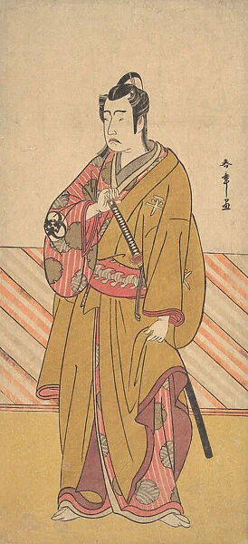 The Actor Bando Mitsugoro I as one of the Conen Otoko or Five Kyokaku, ca. 1778. Creator: Shunsho