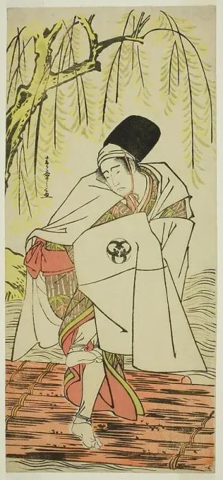 Framed Print : The Actor Bando Mitsugoro I as the Shinto Priest Goinosuke Disguised as the Spirit of a... c. 1781. Creator: Shunsho Framed Print : The Actor Bando Mitsugoro I as the Shinto Priest Goinosuke Disguised as the Spirit of a... c. 1781. Creator: Shunsho