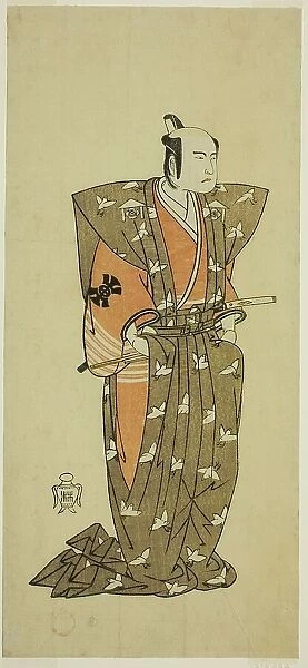 The Actor Bando Mitsugoro I as Soga no Juro Sukenari (?) in the Play Shuen Soga... c. 1768. Creator: Shunsho