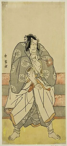 The Actor Ichikawa Danjuro V as Akushichibyoe Kagekiyo (?), c. 1783 / 84. Creator: Katsukawa Shunjo
