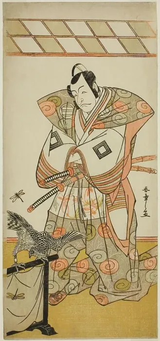Framed Print : The Actor Ichikawa Danjuro V as Ashikaga Takauji in the Play Kaeribana Eiyu Taiheiki... c. 1779. Creator: Shunsho Framed Print : The Actor Ichikawa Danjuro V as Ashikaga Takauji in the Play Kaeribana Eiyu Taiheiki... c. 1779. Creator: Shunsho