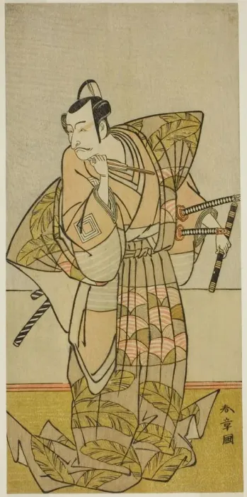 Framed Print : The Actor Ichikawa Danjuro V as Chichibu no Shigetada, Japan, c. 1773. Creator: Shunsho Framed Print : The Actor Ichikawa Danjuro V as Chichibu no Shigetada, Japan, c. 1773. Creator: Shunsho