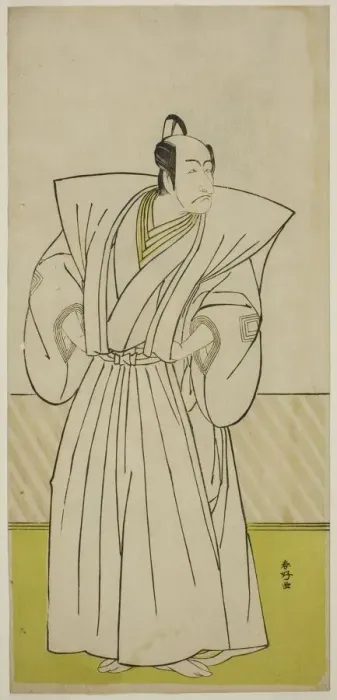 Framed Print : The Actor Ichikawa Danjuro V as Enya Hangan (?) in the Play Kanadehon Chushin Nagori... c. 1780. Creator: Katsukawa Shunko Framed Print : The Actor Ichikawa Danjuro V as Enya Hangan (?) in the Play Kanadehon Chushin Nagori... c. 1780. Creator: Katsukawa Shunko