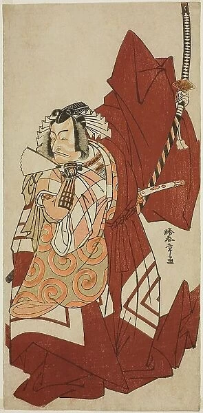 The Actor Ichikawa Danjuro V as Hannya no Goro in the Play Sugata no Hana Yuki no... c. 1776. Creator: Shunsho