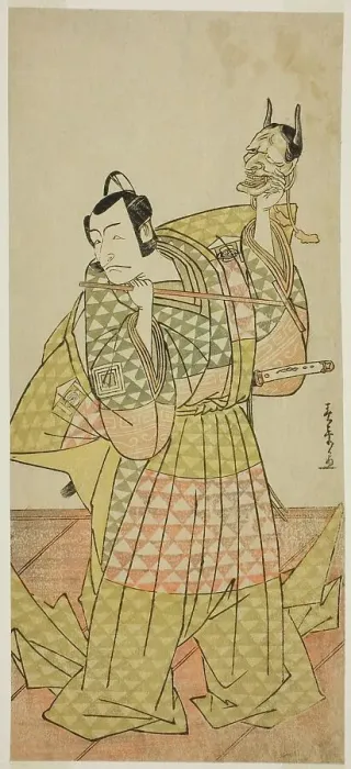 Framed Print : The Actor Ichikawa Danjuro V as Kudo Suketsune in the Play Kaido Ichi Yawaragi Soga... c. 1778. Creator: Shunsho Framed Print : The Actor Ichikawa Danjuro V as Kudo Suketsune in the Play Kaido Ichi Yawaragi Soga... c. 1778. Creator: Shunsho