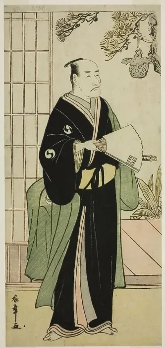 Framed Print : The Actor Ichikawa Danjuro V as Oboshi Yuranosuke in the Play Kanadehon Chushingura... c. 1783. Creator: Shunsho Framed Print : The Actor Ichikawa Danjuro V as Oboshi Yuranosuke in the Play Kanadehon Chushingura... c. 1783. Creator: Shunsho