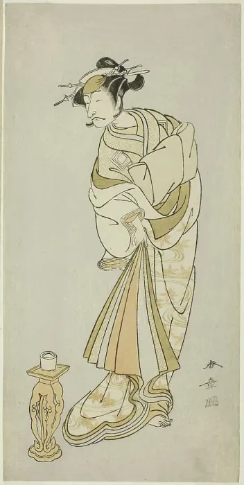 Framed Print : The Actor Ichikawa Danjuro V as the Spirit of Monk Seigen in the Shosagoto Dance Sequen... c. 1772. Creator: Shunsho Framed Print : The Actor Ichikawa Danjuro V as the Spirit of Monk Seigen in the Shosagoto Dance Sequen... c. 1772. Creator: Shunsho