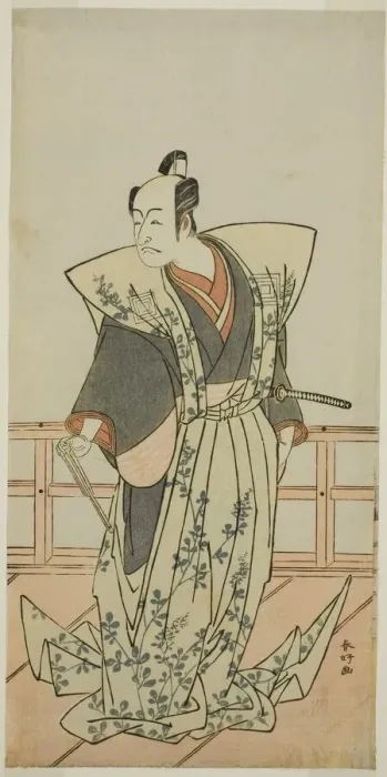 Framed Print : The Actor Ichikawa Danjuro V in an Unidentified Role, c. 1776. Creator: Katsukawa Shunko Framed Print : The Actor Ichikawa Danjuro V in an Unidentified Role, c. 1776. Creator: Katsukawa Shunko