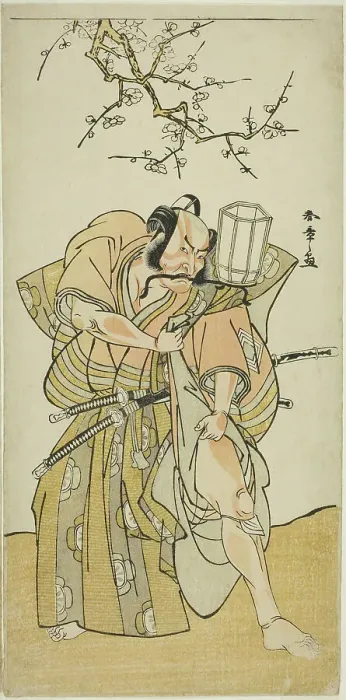 Framed Print : The Actor Ichikawa Danzo IV as Kamakura no Gongoro Kagemasa, in the Fifth Scene of the... c. 1778. Creator: Shunsho Framed Print : The Actor Ichikawa Danzo IV as Kamakura no Gongoro Kagemasa, in the Fifth Scene of the... c. 1778. Creator: Shunsho