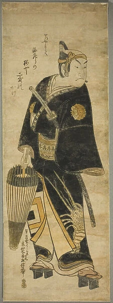 The Actor Ichikawa Ebizo I as Sukeroku, c. 1749. Creator: Okumura Masanobu