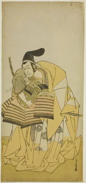 Framed Print : The Actor Ichikawa Ebizo III as Kudo Saemon Suketsune in the Play Kamuri Kotoba Soga... c. 1776. Creator: Shunsho Framed Print : The Actor Ichikawa Ebizo III as Kudo Saemon Suketsune in the Play Kamuri Kotoba Soga... c. 1776. Creator: Shunsho