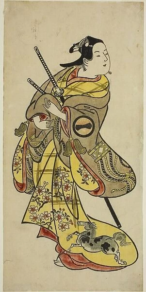 The Actor Ichikawa Monnosuke I, c. 1719. Creator: Okumura Toshinobu