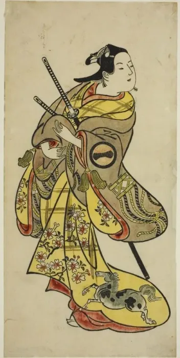 Framed Print : The Actor Ichikawa Monnosuke I, c. 1719. Creator: Okumura Toshinobu Framed Print : The Actor Ichikawa Monnosuke I, c. 1719. Creator: Okumura Toshinobu