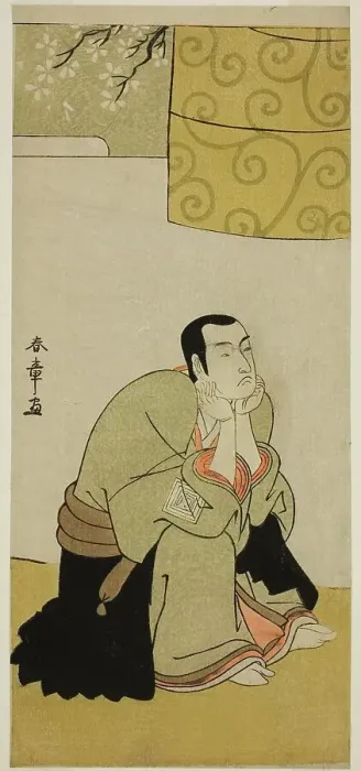 Framed Print : The Actor Ichikawa Monnosuke II as a Buddhist Monk in the Play Edo no Hana Mimasu... c. 1783. Creator: Shunsho Framed Print : The Actor Ichikawa Monnosuke II as a Buddhist Monk in the Play Edo no Hana Mimasu... c. 1783. Creator: Shunsho