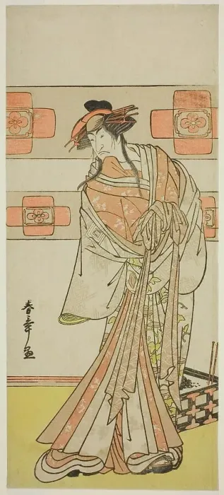 Framed Print : The Actor Ichikawa Monnosuke II as the Ghost of the Renegade Monk Seigen in the Play... c. 1783. Creator: Shunsho Framed Print : The Actor Ichikawa Monnosuke II as the Ghost of the Renegade Monk Seigen in the Play... c. 1783. Creator: Shunsho