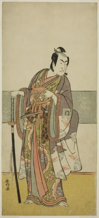 Framed Print : The Actor Ichikawa Monnosuke II in an Unidentified Role, c. 1778. Creator: Katsukawa Shunko Framed Print : The Actor Ichikawa Monnosuke II in an Unidentified Role, c. 1778. Creator: Katsukawa Shunko
