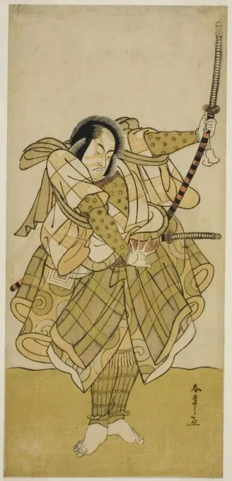 Framed Print : The Actor Ichikawa Monnosuke II in an Unidentified Role, Japan, c. 1779. Creator: Shunsho Framed Print : The Actor Ichikawa Monnosuke II in an Unidentified Role, Japan, c. 1779. Creator: Shunsho