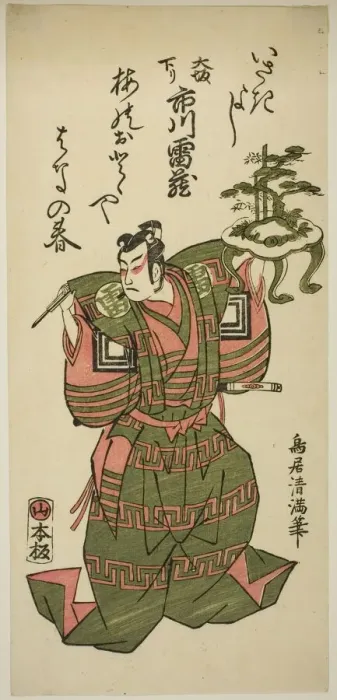 Framed Print : The Actor Ichikawa Raizo I, 1761. Creator: Torii Kiyomitsu Framed Print : The Actor Ichikawa Raizo I, 1761. Creator: Torii Kiyomitsu