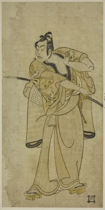Framed Print : The Actor Ichikawa Yaozo II, late 18th century. Creator: Ippitsusai Buncho Framed Print : The Actor Ichikawa Yaozo II, late 18th century. Creator: Ippitsusai Buncho