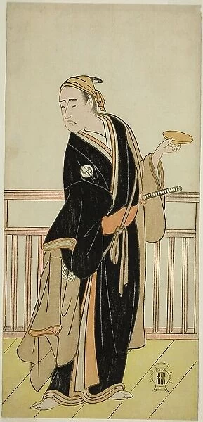 The Actor Ichikawa Yaozo III as Oboshi Yuranosuke in the Play Kanadehon Chushingura... c. 1786. Creator: Shunsho