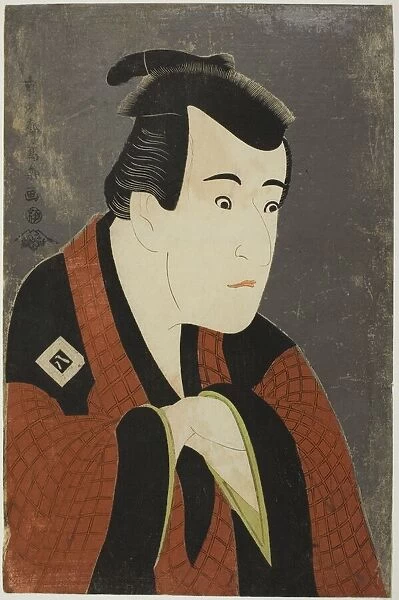 The actor Ichikawa Yaozo III as Tanabe Bunzo, 1794. Creator: Toshusai Sharaku