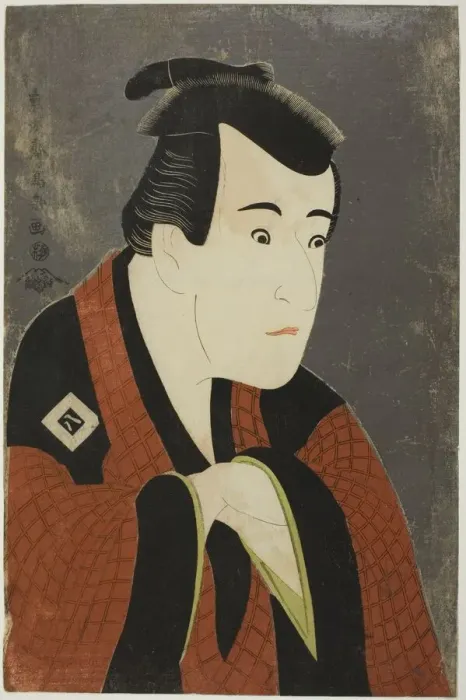 Framed Print : The actor Ichikawa Yaozo III as Tanabe Bunzo, 1794. Creator: Toshusai Sharaku Framed Print : The actor Ichikawa Yaozo III as Tanabe Bunzo, 1794. Creator: Toshusai Sharaku