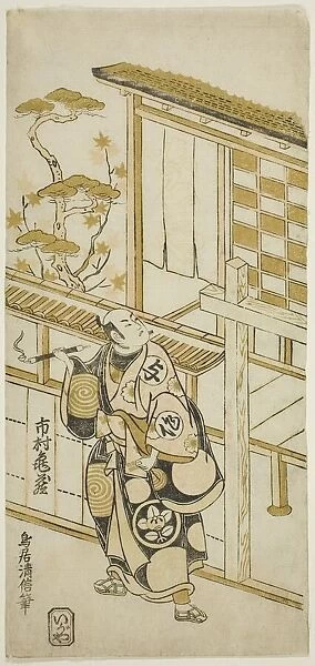 The Actor Ichimura Kamezo I as Tanba Yosaku, c. 1754. Creator: Torii Kiyonobu II